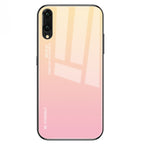 Gradient Color Glass Case – Durable Build, Easy to Use, For Huawei P20, For OPPO F11 Pro, For OPPO Find X For Huawei P20 Yellow