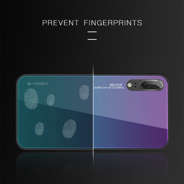 Gradient Color Glass Case – Durable Build, Easy to Use, For Huawei P20, For OPPO F11 Pro, For OPPO Find X