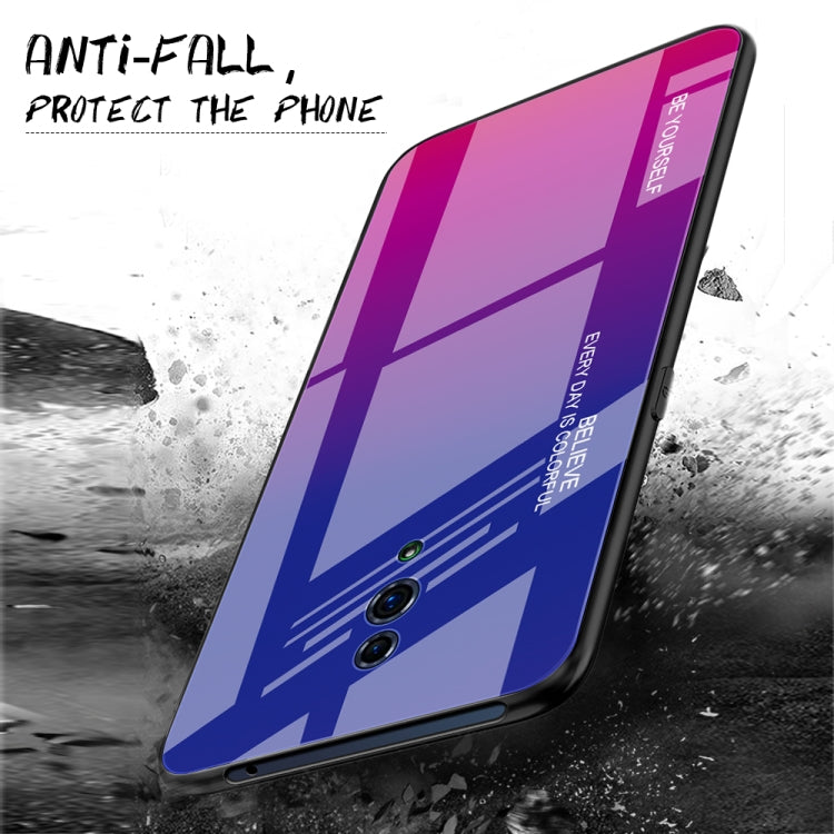 Gradient Color Glass Case – Durable Build, Easy to Use, For OPPO Reno, For Galaxy S8, For Vivo IQOO