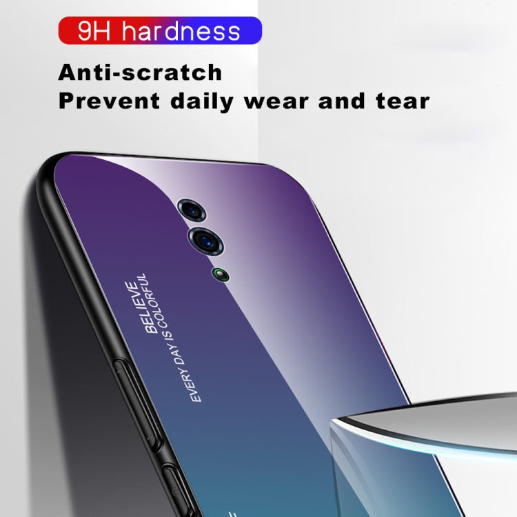 Gradient Color Glass Case – Durable Build, Easy to Use, For OPPO Reno, For Galaxy S8, For Vivo IQOO
