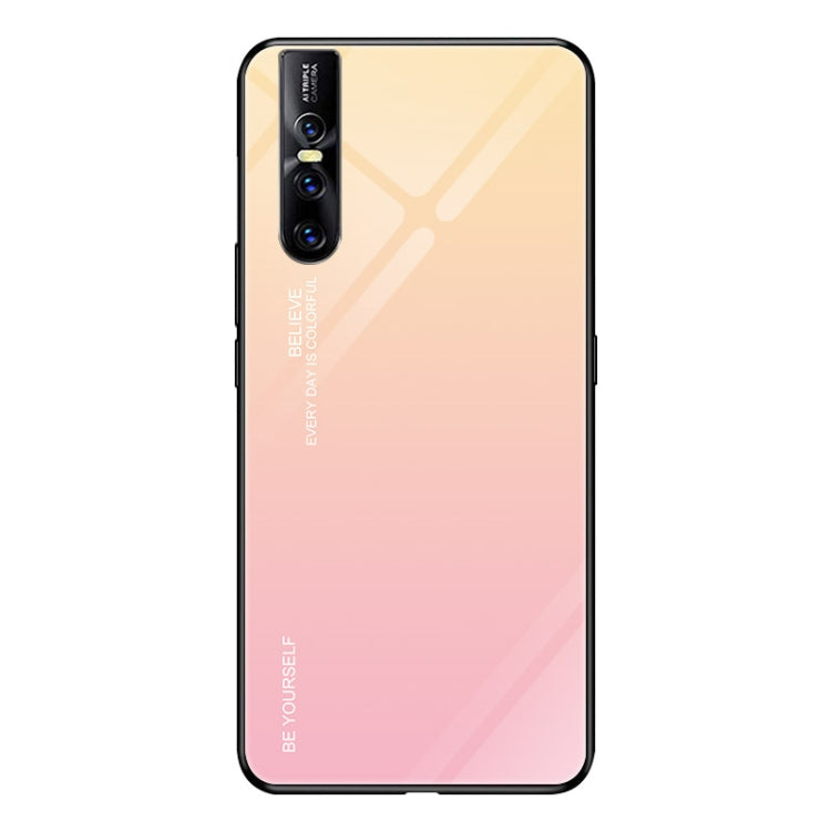 Gradient Color Glass Case – Durable Build, Easy to Use, For VIVO V15 Pro, For VIVO X27, For Xiaomi Mi CC9