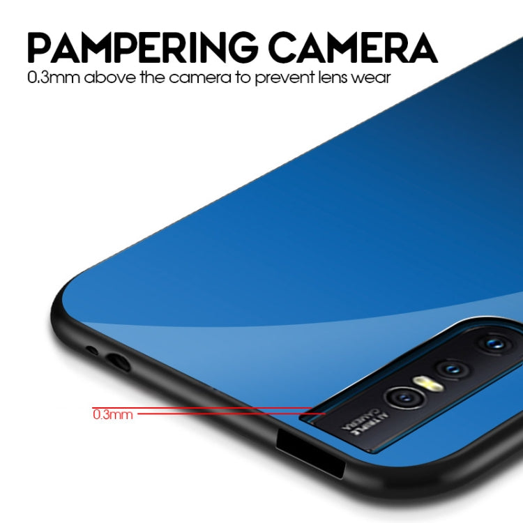 Gradient Color Glass Case – Durable Build, Easy to Use, For VIVO V15 Pro, For VIVO X27, For Xiaomi Mi CC9