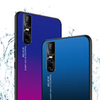 Gradient Color Glass Case – Durable Build, Easy to Use, For VIVO V15 Pro, For VIVO X27, For Xiaomi Mi CC9