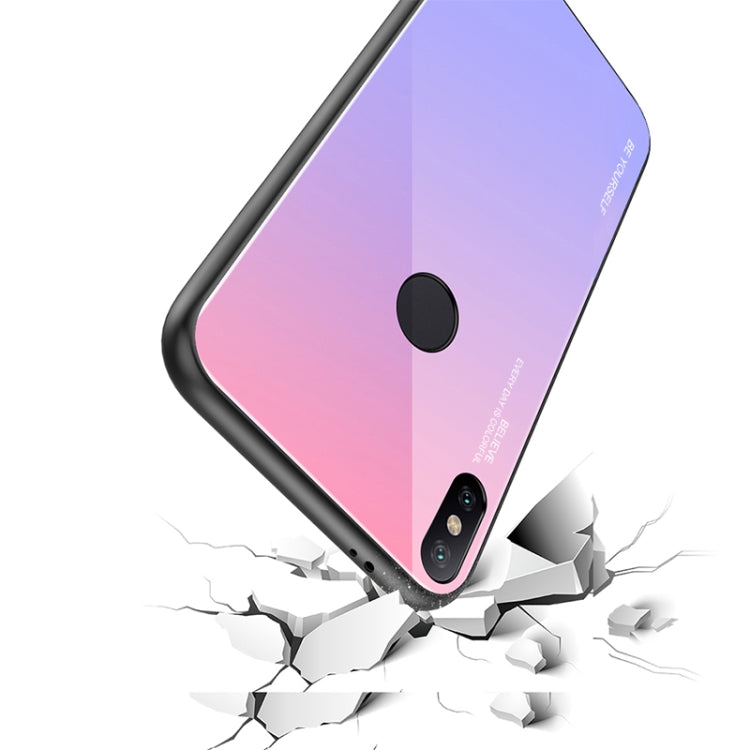 Gradient Color Glass Case – Durable Build, Easy to Use, For Xiaomi Mi Mix, For Huawei Y7 (2019), For Huawei Enjoy 9s