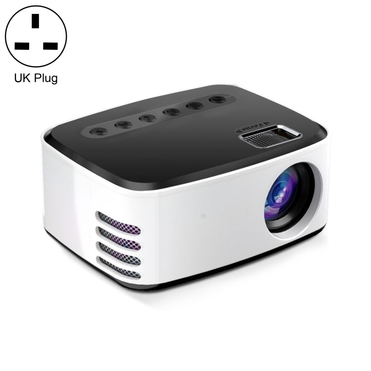 T20 320x240 400 Lumens Portable Home Theater LED HD Digital Projector, Same Screen Version,, US Plug, Same Screen Version, EU Plug, Same Screen Version, UK Plug, Same Screen Version, AU Plug, Same Screen Version – TPU UK Plug, Same Screen Version Black White