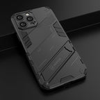 Punk Armor 2 in 1 PC + TPU Phone Case with Invisible Holder, For iPhone 13 Pro Max