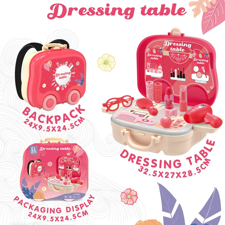 MoFun 0872 2 in 1 Dressing Table Play House Toys Set 18 PCS, 0872 – Durable Build, Easy to Use