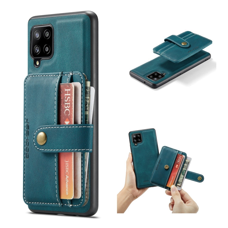 JEEHOOD RFID Blocking Anti-Theft Magnetic PU + TPU Phone Case with Card Slot – Magnetic, Card Slot, TPU, For Samsung Galaxy A32 5G, For Samsung Galaxy A12 5G, For Samsung Galaxy A52 5G / 4G, For Samsung Galaxy A72 5G / 4G, For Samsung Galaxy A71 5G For Samsung Galaxy A12 5G Blue
