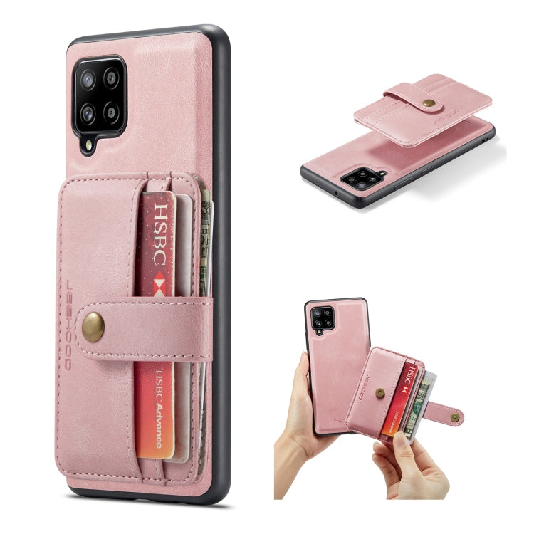 JEEHOOD RFID Blocking Anti-Theft Magnetic PU + TPU Phone Case with Card Slot – Magnetic, Card Slot, TPU, For Samsung Galaxy A32 5G, For Samsung Galaxy A12 5G, For Samsung Galaxy A52 5G / 4G, For Samsung Galaxy A72 5G / 4G, For Samsung Galaxy A71 5G For Samsung Galaxy A12 5G Pink