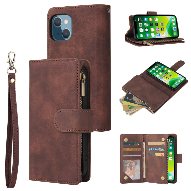 Case – Leather (iPhone 13 mini) #22 For iPhone 13 Coffee