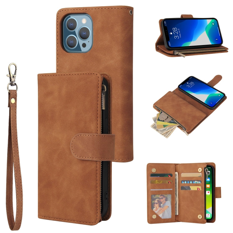 Case – Leather (iPhone 13 mini) #22 For iPhone 13 Pro Brown