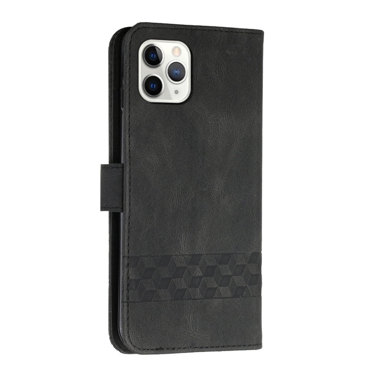 Cubic Skin Feel Flip Leather Phone Case – Wear-resistant, Card Slot, Flip, For iPhone 11 Pro, For iPhone 11 Pro Max, For iPhone X / XS, For iPhone XR