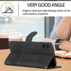 Cubic Skin Feel Flip Leather Phone Case, For iPhone XS Max, For iPhone SE 2022 / SE 2020 / 7 / 8, For iPhone 7 Plus / 8 Plus