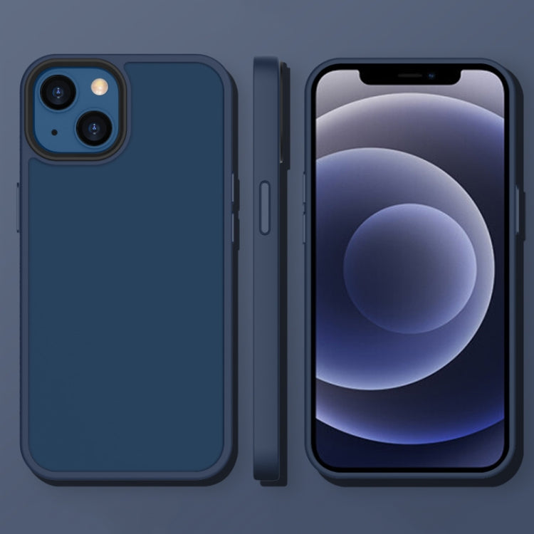 Translucent Frosted Shockproof Phone Case – Shockproof, TPU, For iPhone 13 For iPhone 13 Blue
