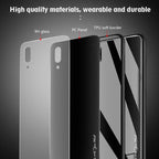Texture Gradient Glass Protective Case – Durable Build, Easy to Use, For Huawei Enjoy 9 Plus / Y9 2019, For Huawei Enjoy 9s, For Huawei Mate 20 Pro, For Huawei P20 Pro