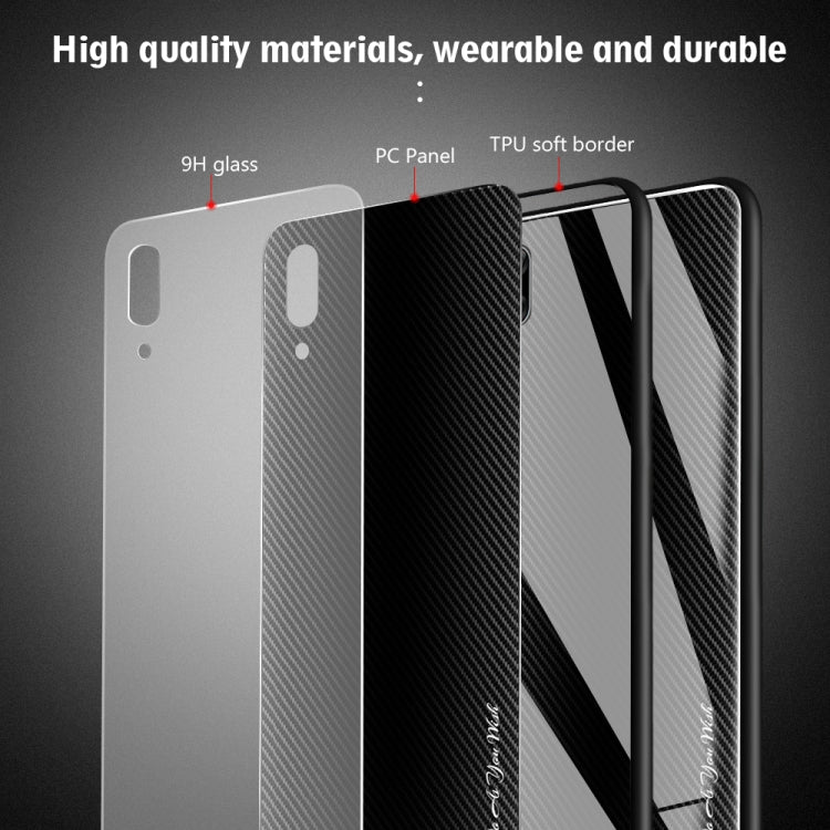 Texture Gradient Glass Protective Case – Durable Build, Easy to Use, For Huawei Enjoy 9 Plus / Y9 2019, For Huawei Enjoy 9s, For Huawei Mate 20 Pro, For Huawei P20 Pro
