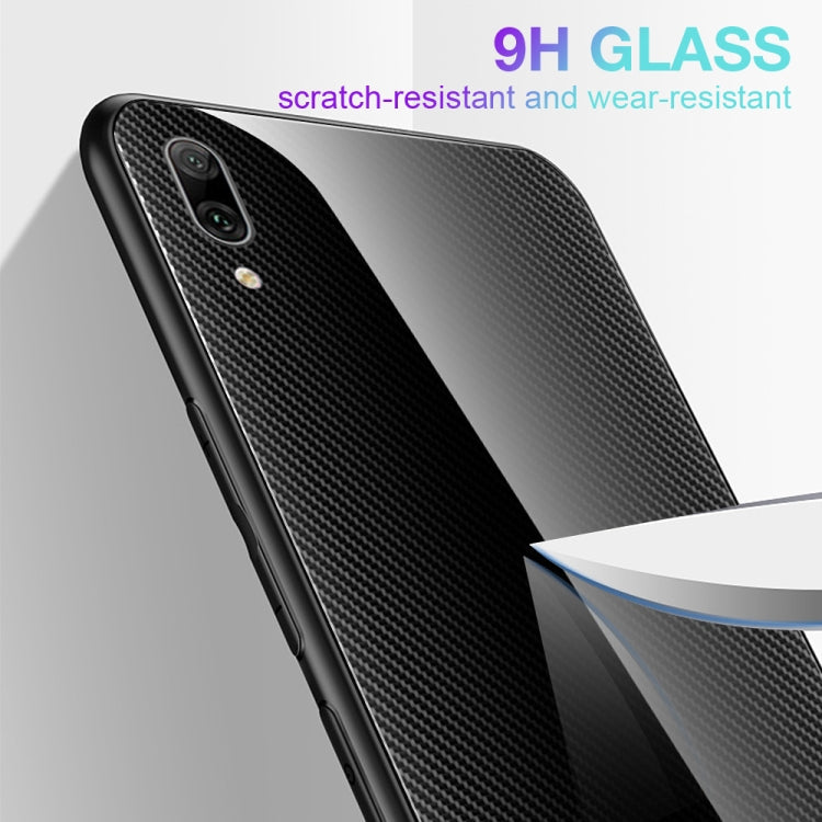 Texture Gradient Glass Protective Case – Durable Build, Easy to Use, For Huawei Enjoy 9 Plus / Y9 2019, For Huawei Enjoy 9s, For Huawei Mate 20 Pro, For Huawei P20 Pro