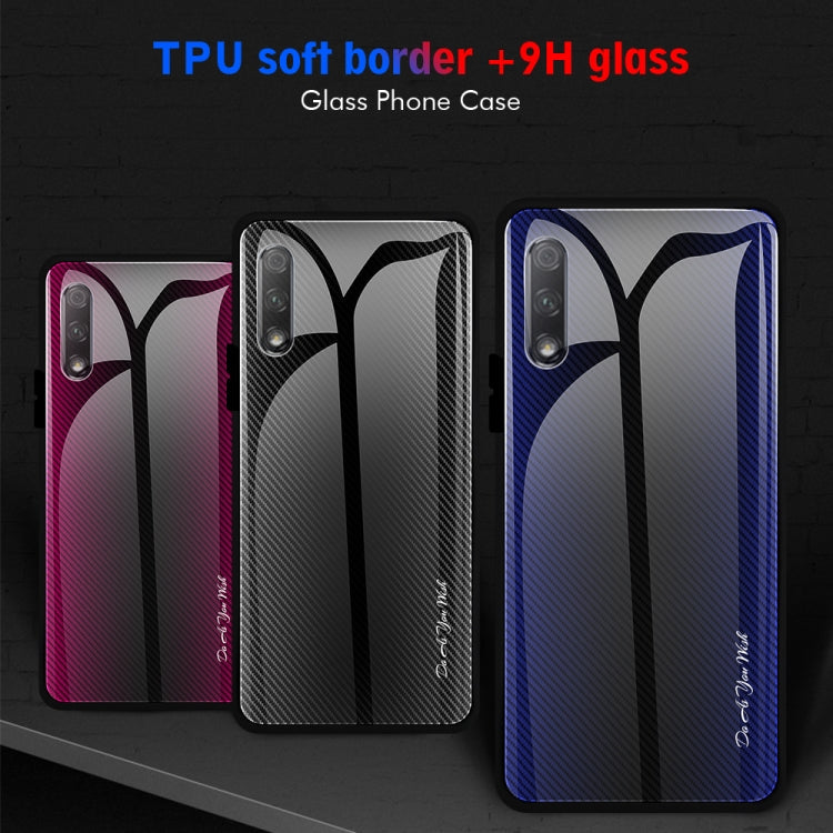 Texture Gradient Glass Protective Case – Durable Build, Easy to Use, For Honor 9X, For OnePlus 7, For Huawei Mate 30 Pro, For Huawei P30 Pro