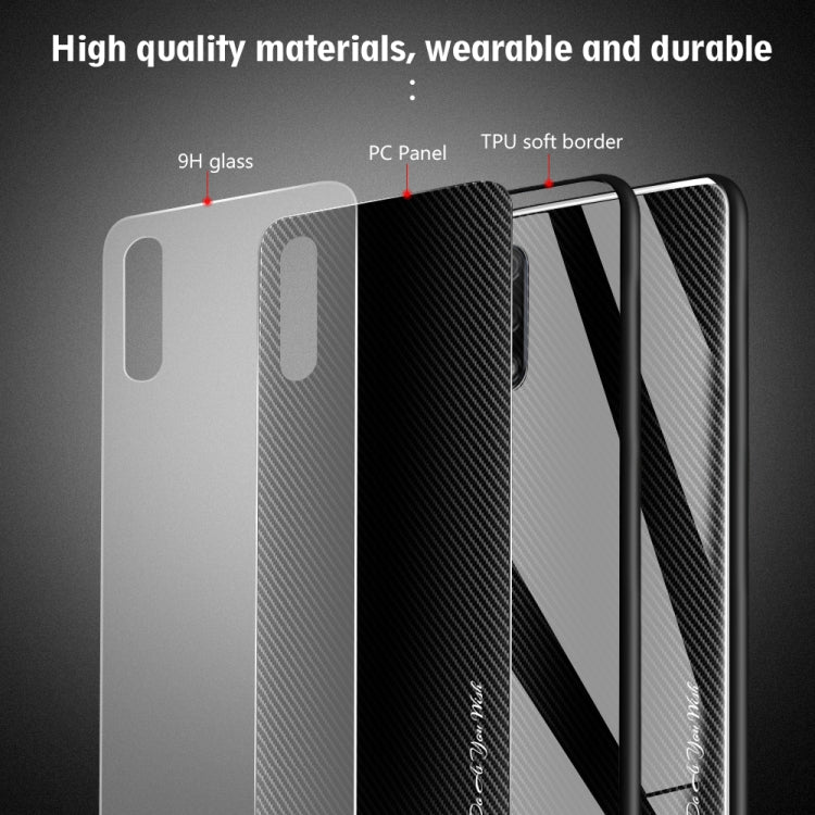 Texture Gradient Glass Protective Case – Durable Build, Easy to Use, For Honor 9X, For OnePlus 7, For Huawei Mate 30 Pro, For Huawei P30 Pro