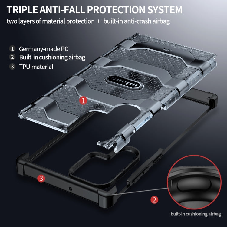 wlons Explorer Series PC+TPU Phone Case – TPU, For Samsung Galaxy S22 Ultra 5G