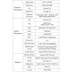 P11 854x480 DLP Smart Projector With Infrared Remote Control, Android 9.0, 4GB+32GB,, EU Plug, US Plug, UK Plug, AU Plug