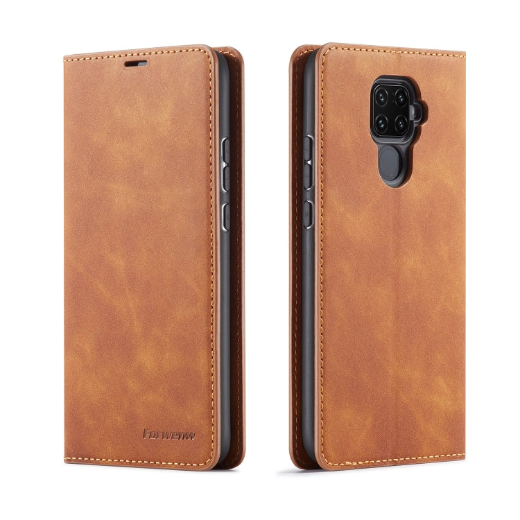 Forwenw Dream Series Oil Edge Strong Magnetism Horizontal Flip Leather Case with Holder & Card Slots & Wallet & Photo Frame – Card Slot, Flip, Leather, For Huawei Mate 30 Lite, For Huawei Mate 30 Pro, For Huawei Mate 30