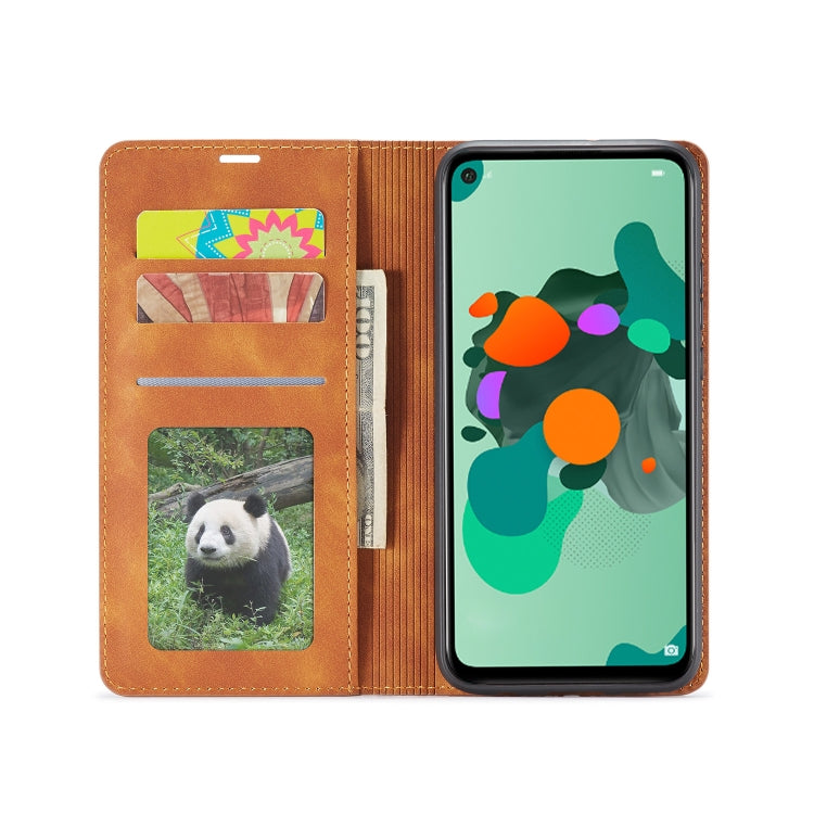 Forwenw Dream Series Oil Edge Strong Magnetism Horizontal Flip Leather Case with Holder & Card Slots & Wallet & Photo Frame – Card Slot, Flip, Leather, For Huawei Mate 30 Lite, For Huawei Mate 30 Pro, For Huawei Mate 30
