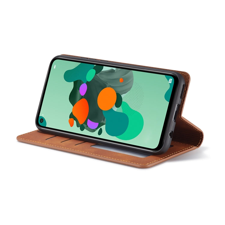 Forwenw Dream Series Oil Edge Strong Magnetism Horizontal Flip Leather Case with Holder & Card Slots & Wallet & Photo Frame – Card Slot, Flip, Leather, For Huawei Mate 30 Lite, For Huawei Mate 30 Pro, For Huawei Mate 30