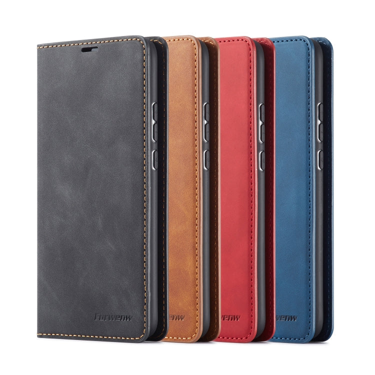 Forwenw Dream Series Oil Edge Strong Magnetism Horizontal Flip Leather Case with Holder & Card Slots & Wallet & Photo Frame – Card Slot, Flip, Leather, For Huawei Mate 30 Lite, For Huawei Mate 30 Pro, For Huawei Mate 30