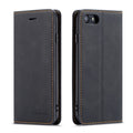 Case – Leather (iPhone SE 2022) #2 For iPhone SE 2022 SE 2020 8 7 Black