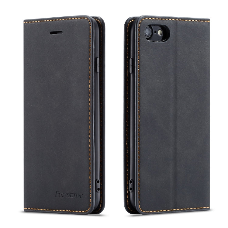Case – Leather (iPhone SE 2022) #2 For iPhone SE 2022 SE 2020 8 7 Black