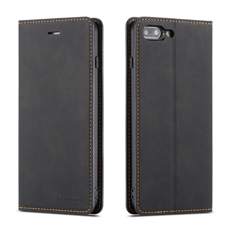 Case – Leather (iPhone SE 2022) #2 For iPhone 8 Plus 7 Plus Black