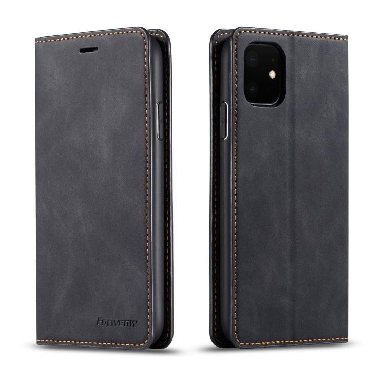 Case – Leather (iPhone SE 2022) #2 For iPhone 11 Black