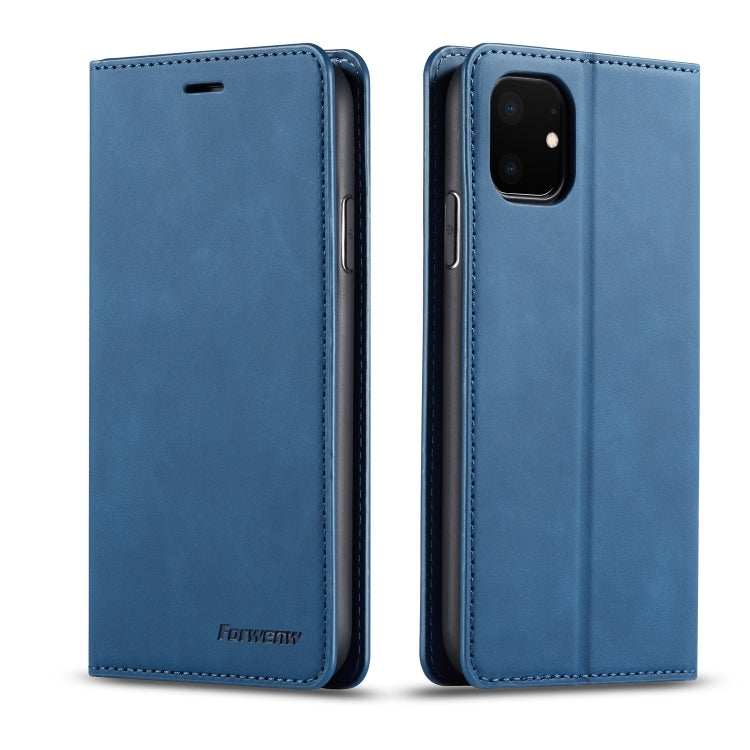Case – Leather (iPhone SE 2022) #2 For iPhone 11 Blue