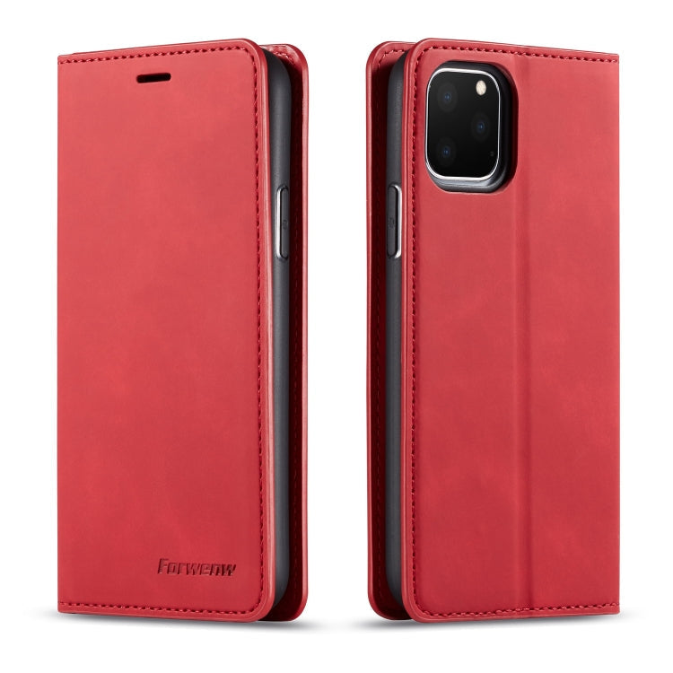 Case – Leather (iPhone SE 2022) #2 For iPhone 11 Pro Red