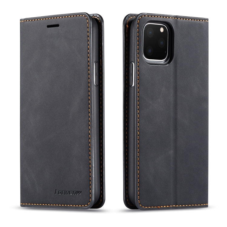 Case – Leather (iPhone SE 2022) #2 For iPhone 11 Pro Max Black