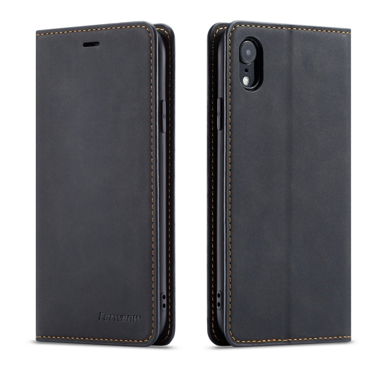 Case – Leather (iPhone SE 2022) #2 For iPhone XR Black