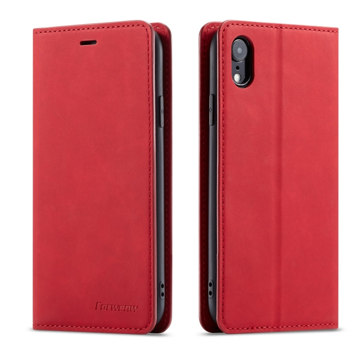 Case – Leather (iPhone SE 2022) #2 For iPhone XR Red