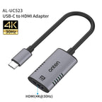 Onten Type-C / USB-C to HDMI Adapter, UC523 – Aluminum Alloy, 4K