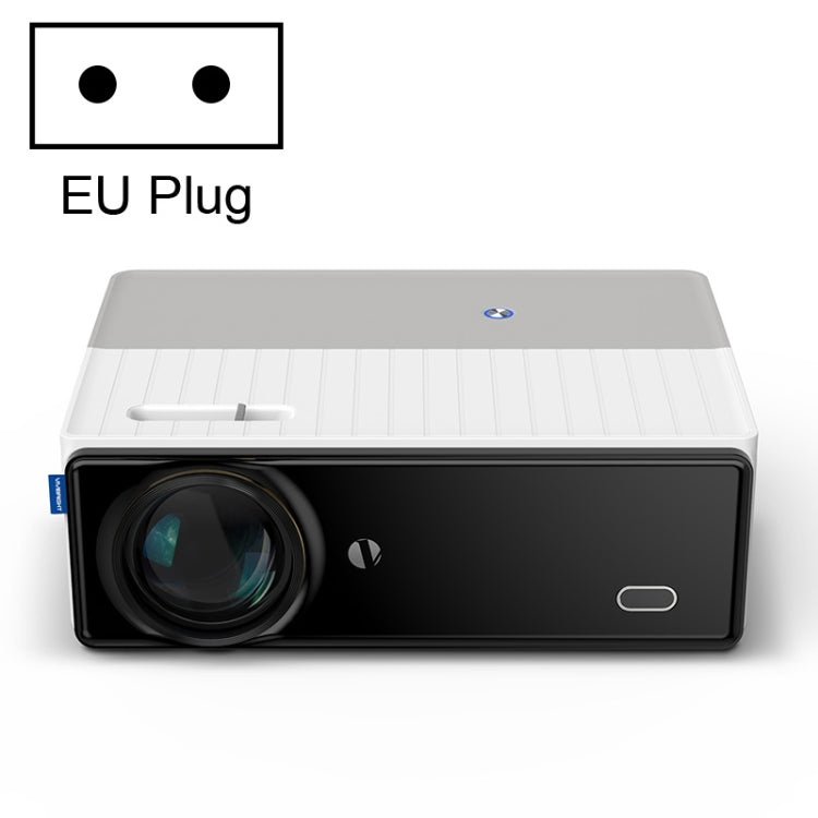 D5000 1920x1080P 420ANSI 6000Lumens LCD + LED HD Digital Projector,, Basic Version, Screen Mirroring, Android 9.0 – Bluetooth, 4K Android 9.0
