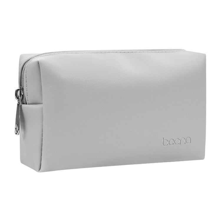 Baona XB-Q003 Power Storage Handbag PU Leather Digital Storage Bag Gentleman Gray