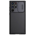 NILLKIN Black Mirror Pro Series Camshield Phone Case, For Samsung Galaxy S22 Ultra 5G, For Samsung Galaxy S22+ 5G For Samsung Galaxy S22 Ultra 5G Black