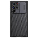 NILLKIN Black Mirror Pro Series Camshield Phone Case, For Samsung Galaxy S22 Ultra 5G, For Samsung Galaxy S22+ 5G For Samsung Galaxy S22 Ultra 5G Black