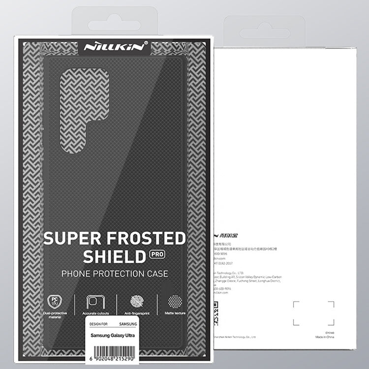 NILLKIN Super Frosted Shield Pro PC + TPU Phone Case – TPU, For Samsung Galaxy S22 Ultra 5G