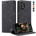 CaseMe 013 Multifunctional Horizontal Flip Leather Phone Case, For Samsung Galaxy A13 4G/A13 5G/A04S/A04/M13 5G, For Samsung Galaxy A33 5G, For Samsung Galaxy A53 5G, For Samsung Galaxy S22 For Samsung Galaxy A13 4G A13 5G A04S A04 M13 5G Black