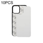 10 PCS 2D Blank Sublimation Phone Case, For iPhone 13 mini, For iPhone... For iPhone 13 mini Black