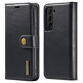 DG.MING Crazy Horse Texture Detachable Magnetic Leather Phone Case, For Samsung Galaxy S22 5G, For Samsung Galaxy S22+ 5G, For Samsung Galaxy S22 Ultra 5G, For Samsung Galaxy A13 5G For Samsung Galaxy S22 5G Black