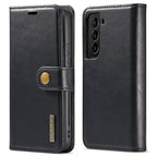 DG.MING Crazy Horse Texture Detachable Magnetic Leather Phone Case, For Samsung Galaxy S22 5G, For Samsung Galaxy S22+ 5G, For Samsung Galaxy S22 Ultra 5G, For Samsung Galaxy A13 5G For Samsung Galaxy S22 5G Black