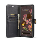 DG.MING Crazy Horse Texture Detachable Magnetic Leather Phone Case – Magnetic, Card Slot, Flip, For Google Pixel 6, For Google Pixel 6 Pro