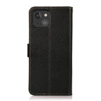 KHAZNEH Side-Magnetic Litchi Genuine Leather RFID Case – Magnetic, Leather, TPU, For iPhone 13 mini, For iPhone 13, For iPhone 13 Pro, For iPhone 13 Pro Max, For iPhone 12 mini, For iPhone 12 / 12 Pro